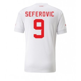 Schweiz Haris Seferovic #9 Borta Kläder VM 2022 Kortärmad